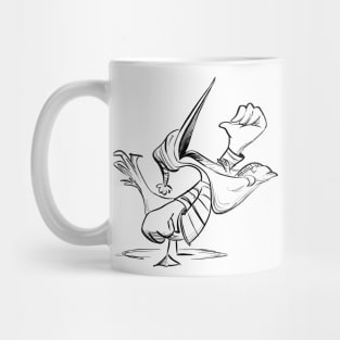 Sleepy pelican Mug